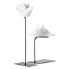 Ceramic Companions 2-Piece Ceramic & Metal Table Top Sculpture